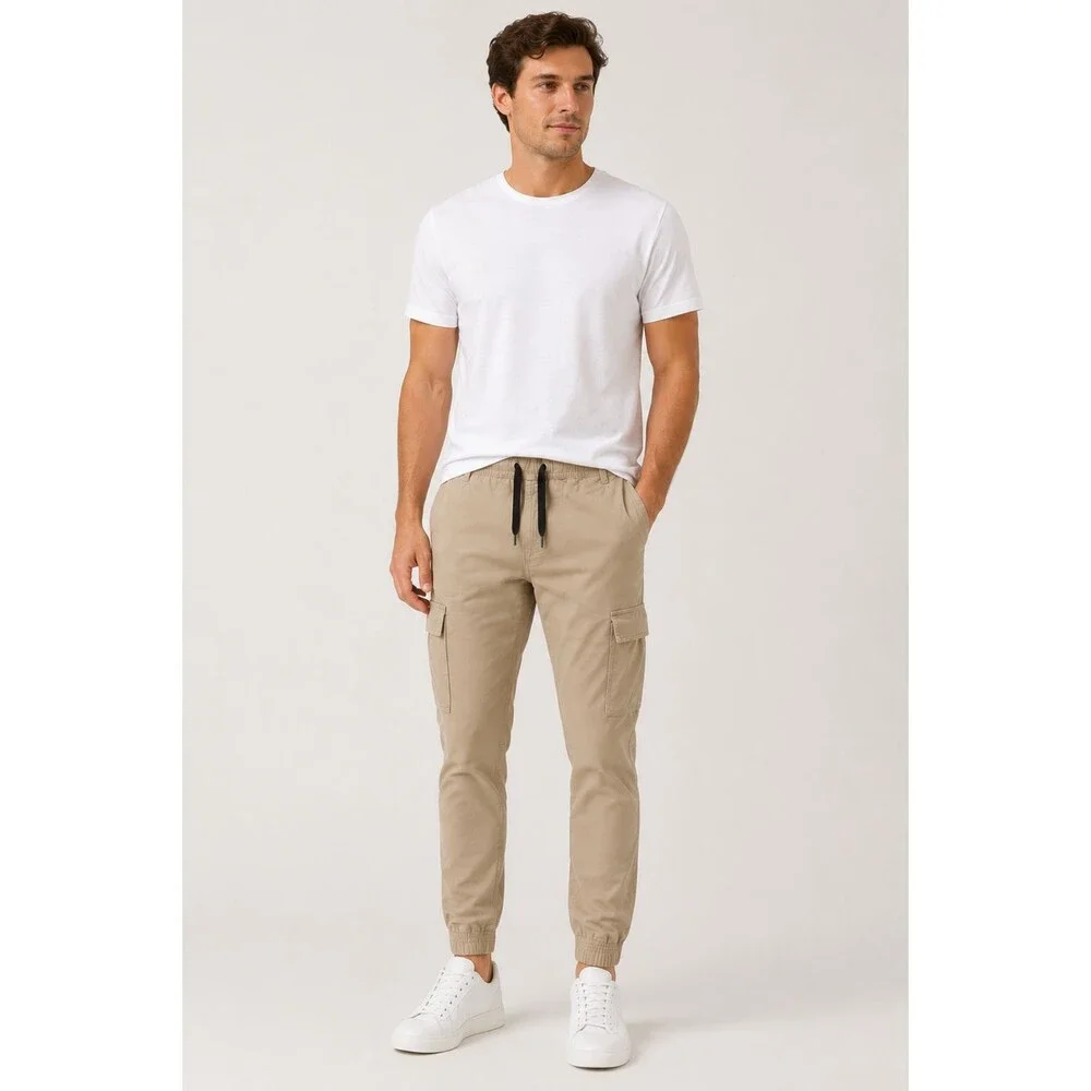 NWT Zanerobe Men's Sureshot Lite Cargo Jogger Pants Sandstone 32x30